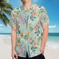 thumbnail image 5 of High Quality Hawaiian Shirts for Men Short Sleeve Aloha Beach Shirt Floral Summer Casual Button Down Shirts Blouses BZK2BS, 5 of 7