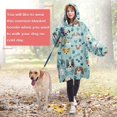 thumbnail image 4 of Cute Akita Dog Beagle Bulldog Rottweiler Dachshund Wearable Oversized Blanket,Wearable Blanket Hoodie for Adults,Cozy Hooded Blankets with Super Pockets,Super Warm Fuzzy Pullover for Women & Men, 4 of 6