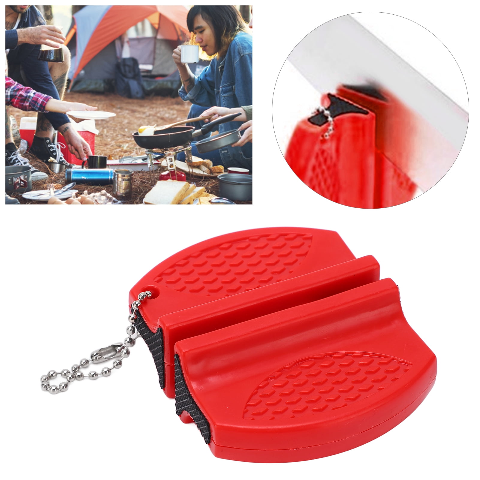 Multifunction Outdoor Knife Sharpener,Especially for garden scissors,for  garden tool, knife.Portable Handheld Diamond&Hard Alloy&Ceramic Knife