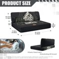 thumbnail image 7 of HELLHERO Camper Cushion Covers, Compatible with Travel Trailer, RV Dinette Cushion Covers for RV Camper Car Bench Stretch, RV Mountain Camping Print, 7 of 7