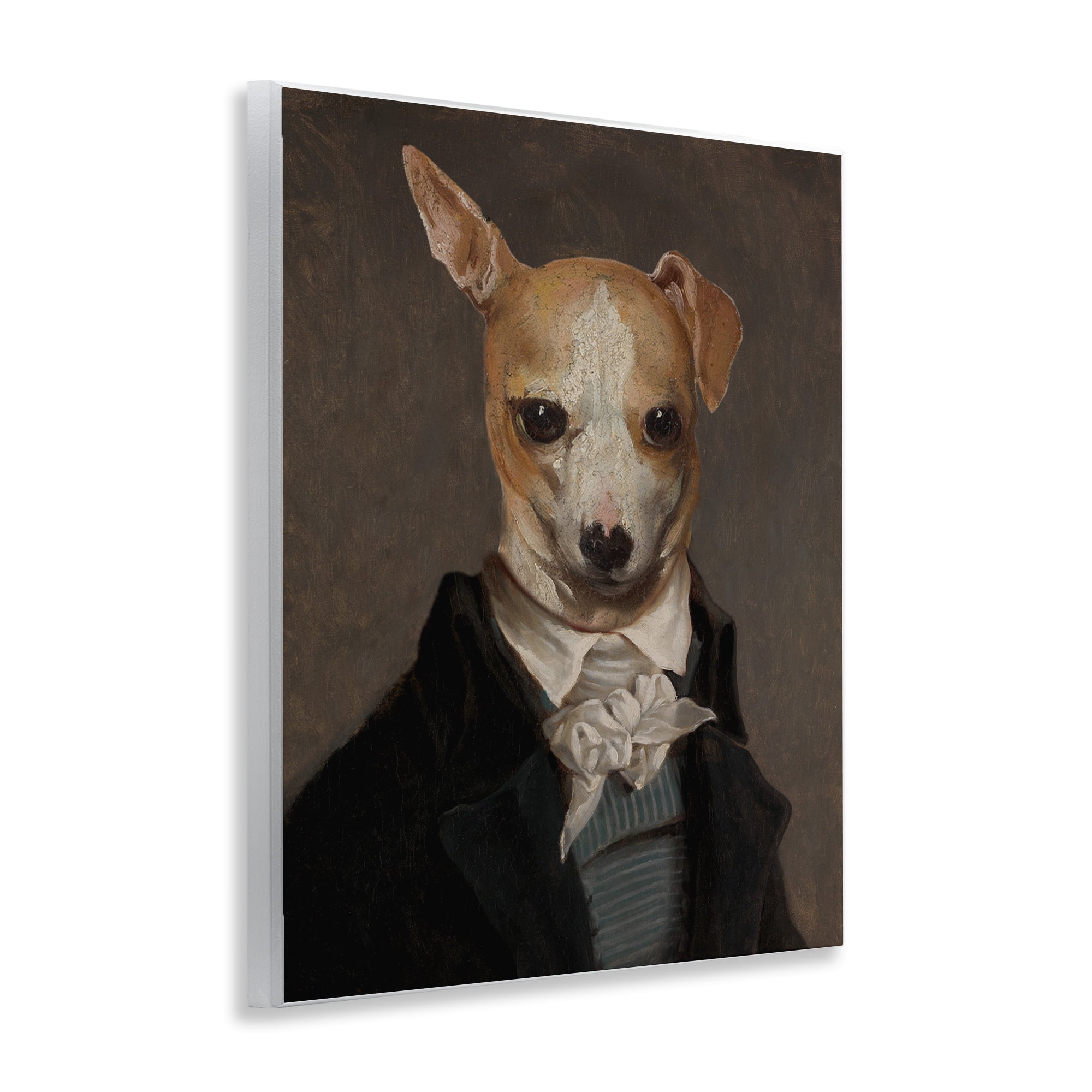 Stupell Industries Classic Portrait Chihuahua Animals & Insects Painting Unframed Art Print Wall Art, 11 x 14
