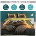 thumbnail image 6 of Sloth Bedding Set with Zipper Closure for Girls & Boys, 6 of 6