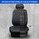 thumbnail image 5 of Fundas universales impermeables de cuero PU para asientos de auto, 5 of 9