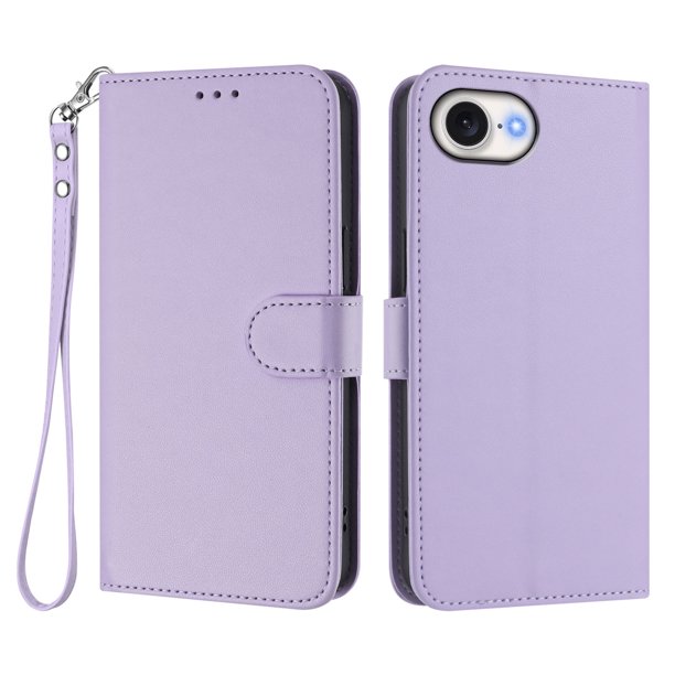 Funda Cartera GANGXUN para iPhone 16e – Cierre Magnético, Protección RFID, Correa Desmontable, Compatible con Carga Inalámbrica