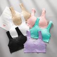 thumbnail image 6 of Women's Seamless Comfortable Lace Sports Bra with Removable Pads, 6 of 7