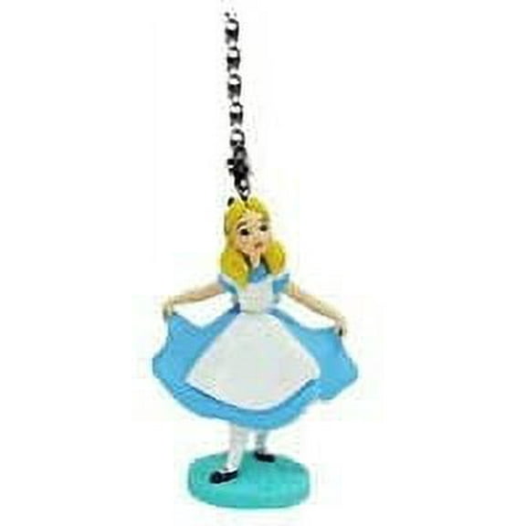 Alice in Wonderland Girl 3” PVC Fan Lamp Light Pull Figure Figurine