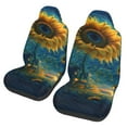 thumbnail image 2 of Haiem Sunflower Castle Starry Sky Printed Car Seat Covers Set of 2, Universal Fit Car Seat Covers,Protective Seat Covers,Comfortable Car Seat Covers, Easy Installation Seat Covers, 2 of 9