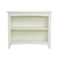 thumbnail image 6 of Alaterre Furniture Shaker Cottage Bookcase, Office Storage Organizer with Two Fixed Shelves, Ideal for Home or Office, Ivory, 6 of 8