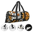 thumbnail image 3 of Easygdp Yellow White Daisy Pattern Bolsa de Viaje, Bolsa de Mano, Bolsa de Gimnasio, Bolsa de Equipaje para Viaje, 3 of 6
