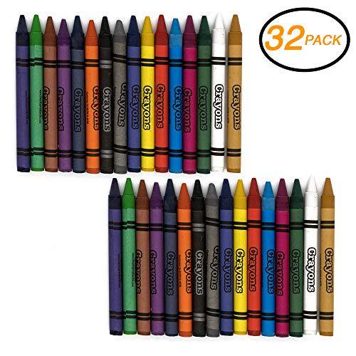 Premium Crayons 16 Color Kids All Ages â€“ Great Home & School Etc (2PK