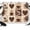 Brown, Cream, Cocoa, variant on 7x5ft Photo Backdrop, Coffee Beans Soft Polyester Backdrop Curtains Photography Backdrops, Light Brown Love Heat Coffee Chocolate Plaid Brushed Background for Photoshoots Studio Video Portrait Party