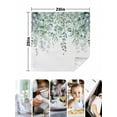 thumbnail image 5 of Cloth Napkins Set of 8 - 20x20 Inches, Teal Eucalyptus Leaves Washable Reusable Table Napkins, Spring Floral Summer Botanical Soft & Absortbent Dining Napkin for Party Wedding Hotel Restaurant, 5 of 8