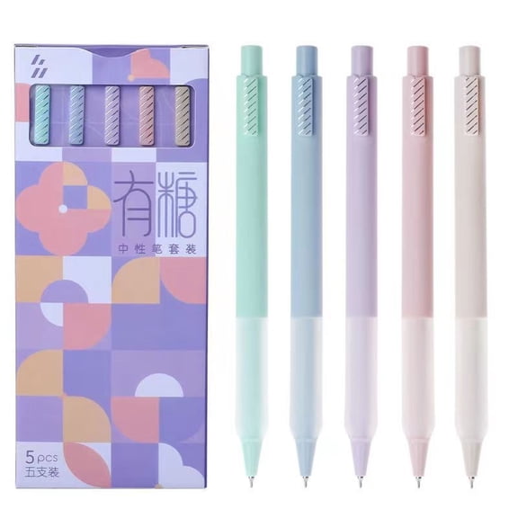 Gel Pens Silent Retractable Extra Fine 0.5mm Fine Point Smooth Writing Pen(1PC)