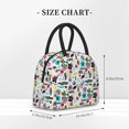thumbnail image 2 of Pofeuu Dinosaur Print Lunch Bag for Adult Insulated Lunch Box,Leakproof Cooler Food Lunch Containers Reusable High Capacity Lunch Tote Bags-One Size, 2 of 6