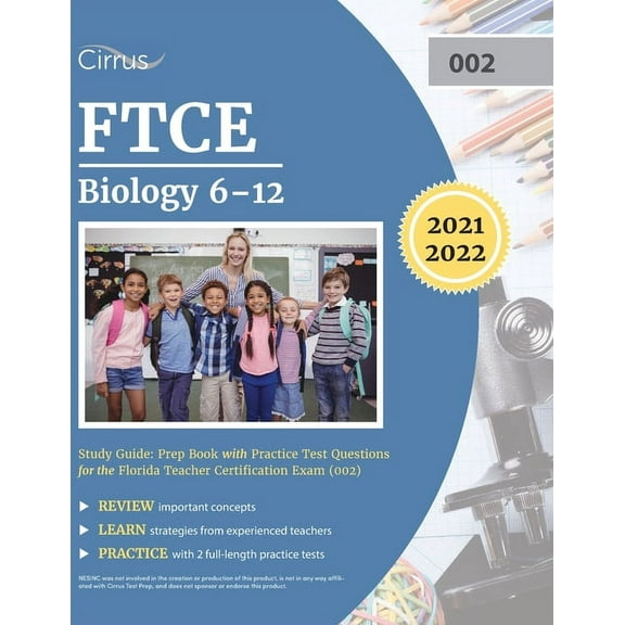 FTCE Biology 6-12 Study Guide: Prep Book with Practice Test Questions for the Florida Teacher Certification Exam (002), (Paperback)