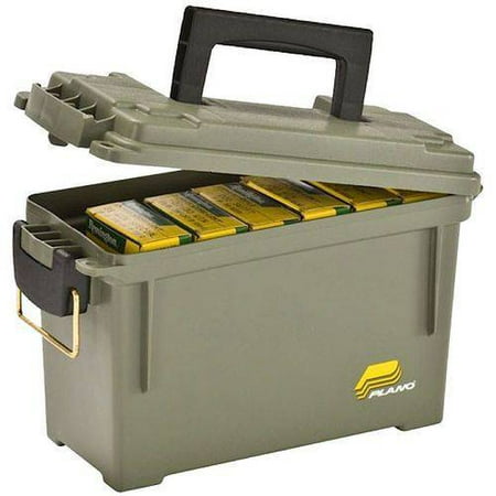 Plano 131200 Ammo Can, 6-8 Boxes, O-Ring, Water-Resistant, Polyethylene (Best 9mm Personal Defense Ammo)