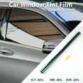 thumbnail image 3 of Unique Bargains Carbon 2 PLY Car Window Tint Film VLT 66% IRR 58% UVR 20% Green 10Ft x 36in Privacy Film 2 mil PET 1 Pc, 3 of 7
