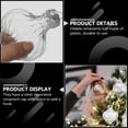 thumbnail image 2 of 6 bolas decorativas transparentes rellenables para Navidad, ideales para proyectos de manualidades y decoración., 2 of 8