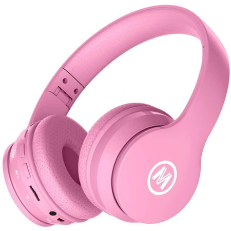 HTAIGUO Volume Limité 85dB Enfants Casque Bluetooth Sans Fil Sur L'oreille  Pliable Stéréo Protection Contre