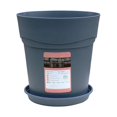 thumbnail image 1 of EIMELI Transplanter Pots de Fleurs Balcon Décor Grandir Boîte Forme Durable Résine Plastique avec Plateau 1Pcs, 1 of 16