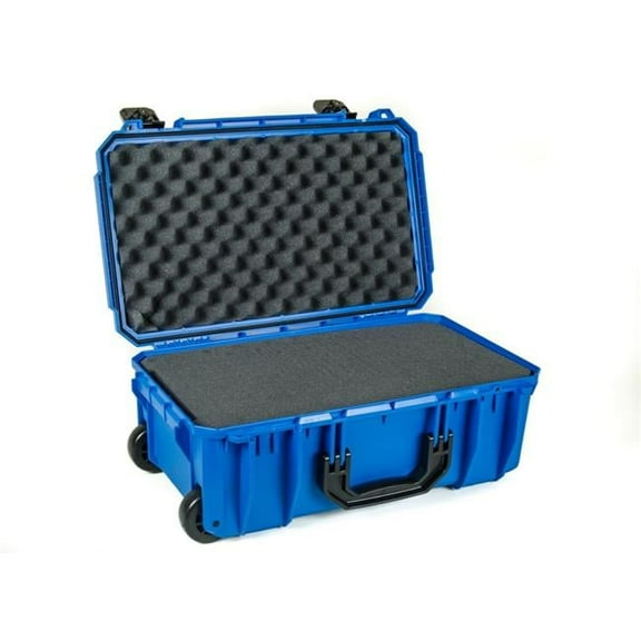 Seahorse SE830 Case with Telescoping Handle with Foam (Blue)