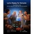 thumbnail image 4 of Ikarao Smart Karaoke Machine for Adults with Screen Lyrics Display, 2 Wireless Mics, Portable Bluetooth Speaker for Music Party, 4 of 11