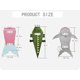thumbnail image 2 of Flannel Cartoon Children Sleeping Bag Shark Wrapped Blanket Leisure Air Conditioning Blanket Baby Anti Kick Mermaid Sleeping, 2 of 5