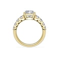 thumbnail image 2 of 1.70 Carat Brilliant Radiant Cut Natural Diamond Solitaire with Accents Beautiful Ring for Engagement Solid 18K Yellow Gold Size 9, 2 of 8