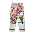 thumbnail image 5 of Fotbe Bird and Floral Women's Pajama Pants,Sleepwear Pants,Pj Bottoms Drawstring And Pockets-Small, 5 of 9