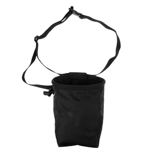 Bolsa de tiza shamjiam para levantamiento de pesas y escalada en roca Negro