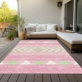 thumbnail image 6 of Addison Rugs Chantille Indoor/Outdoor Transitional Southwest Pink Washable Rectangle Rug, 3' x 5', 6 of 6