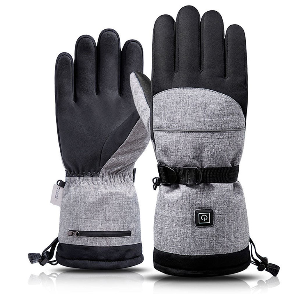 Ski Mittens Winter Gloves Thermal Heated Waterproof Outdoor Sports Thickened Cold Weather Gloves for Skiing Snowmobile Snowboard