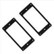 thumbnail image 2 of 10X Reemplazo del de la Cubierta del Anillo de Humbucker de Metal Compatible con Guitarras Eléctricas de Montaje de Guitarra LP (Negro), 2 of 4
