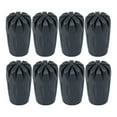 thumbnail image 1 of HLONK 8 Rubber Trekking Pole Tips Hiking Caps - Replacement End Protectors, 1 of 1