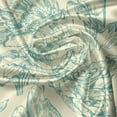 thumbnail image 5 of Ambesonne Green Window Valance, Botanical Floral Vintage, 54" X 18", Cream Pale Blue, 5 of 5