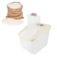 thumbnail image 1 of Rice Container Storage for Home Stores PP Rice Storage Container Cereal Dry Food Storage Container Airtight Flour Storage Bin, 1 of 7