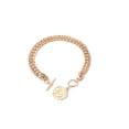 thumbnail image 2 of Pulsera de acero inoxidable del encanto del corazón para las mujeres con estilo y joyería duradera, 2 of 8
