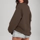 thumbnail image 2 of Gibobby Sudadera Mujer Moda Sudadera con capucha de manga larga con cuello redondo y estampado de amor para el día de San Valentín al libre para mujer 3 (Marrón, XL), 2 of 4