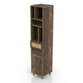 thumbnail image 5 of Furniture of America Burd Modern Multi-Storage TV Tower, Reclaimed Oak, 5 of 14