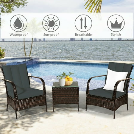 rattan costway