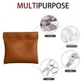 thumbnail image 4 of Monedero de cuero exprimido para hombres y mujeres, Clip de bolsillo para cambio, Mini billetera para cambio de mano, 4 of 5