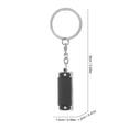 thumbnail image 2 of UPOUART 1Set Black Harmonica Pendant for Backpack and Key Accessory 9x1.5x1.2cm, 2 of 8