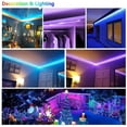 thumbnail image 5 of Led Light Strip, 49.2ft RGB Led Light for Bedroom, 3528 LED Tape Lights, Color Changing LED Rope Lights with Remote for Home Room Office Decorations, 5 of 8