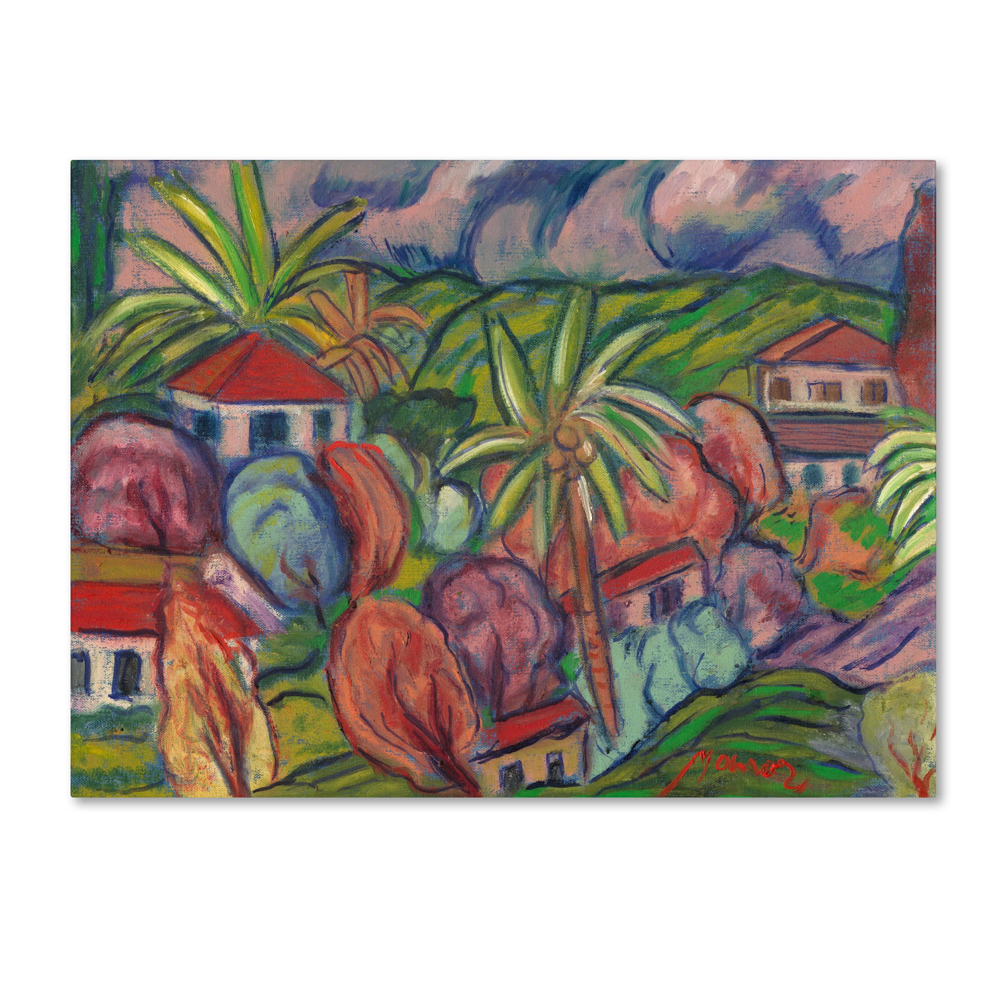 Trademark Fine Art "Sonoma Valley" Canvas Art by Manor Shadian