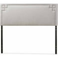 thumbnail image 1 of Baxton Studio Geneva Modern and Contemporary Grayish Beige Fabric Upholstered Queen Size Headboard, 1 of 4