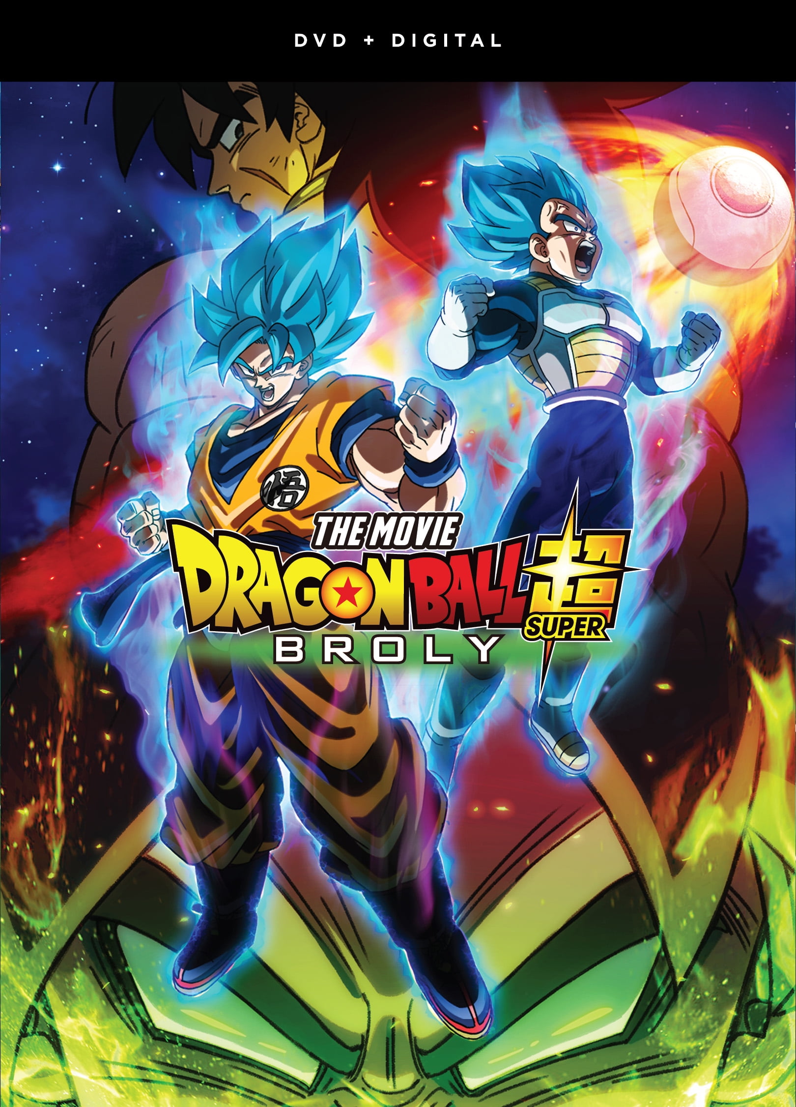 Dragon Ball Super: Broly - The Movie (DVD + Digital Copy) - Walmart.com - Walmart.com
