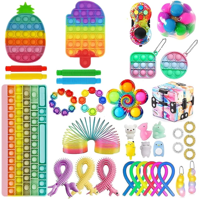 Juguete sensorial Push Bubble Fidget para aliviar el estrés del autismo