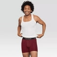 thumbnail image 3 of Hanes Premium Men's 3pk Trunks with Anti Chafing Total Support Pouch - (Blue, Large), 3 of 4