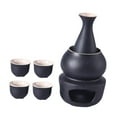 thumbnail image 3 of Juego de Tazas de Sake Strade Fareast Limited Cerámica 4 Tazas con Calentador, 3 of 8