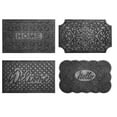 thumbnail image 2 of Doormat Welcome Mat Durable Entry, Front Door Outdoor/Indoor Rug, Non Slip Rubber Backing, Polypropylene, Low Profile Noah 18"x28" - Home, 2 of 2